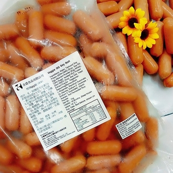 Image Vegetarian Smoking Mini Soy Sausage 全广 - 素烟熏QQ肠 1000grams